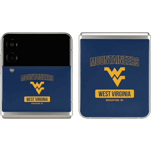 West Virginia University Mountaineers Logo Galaxy Z Flip3 5G Skin